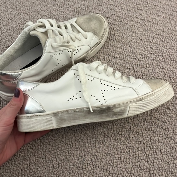 STEVEN by Steve Madden white sneakers - Picture 4 of 5